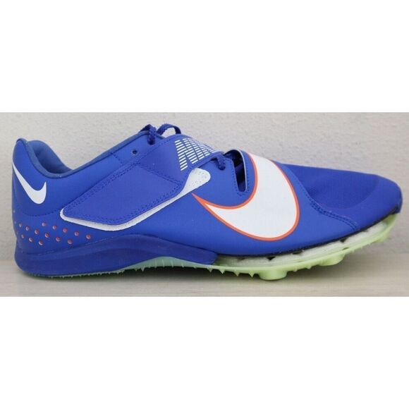 Nike CT0079-400 Men's 12.5 Women's 14 Blue Air Zoom Elite Long Jump Track Spikes - Picture 5 of 13